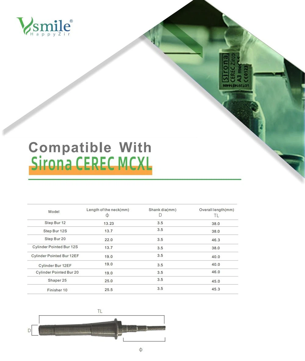 sirona cerec mc xl burs