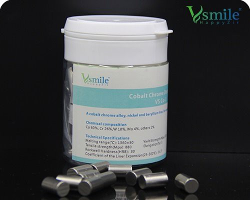 Dental Ceramic Alloy Cobalt - Chrome Porcelain Alloy